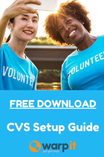 cvs setup guide warp it free instructions