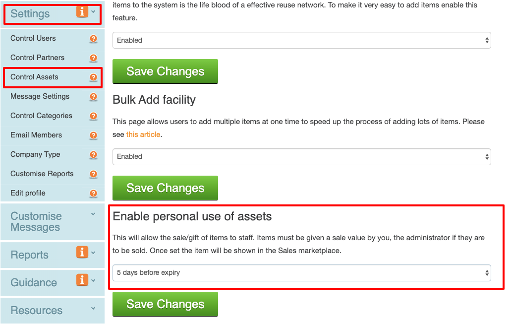 sales 1 enable https   warp-it co uk company-account settings assetsettings aspx