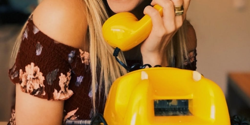 yellow phone